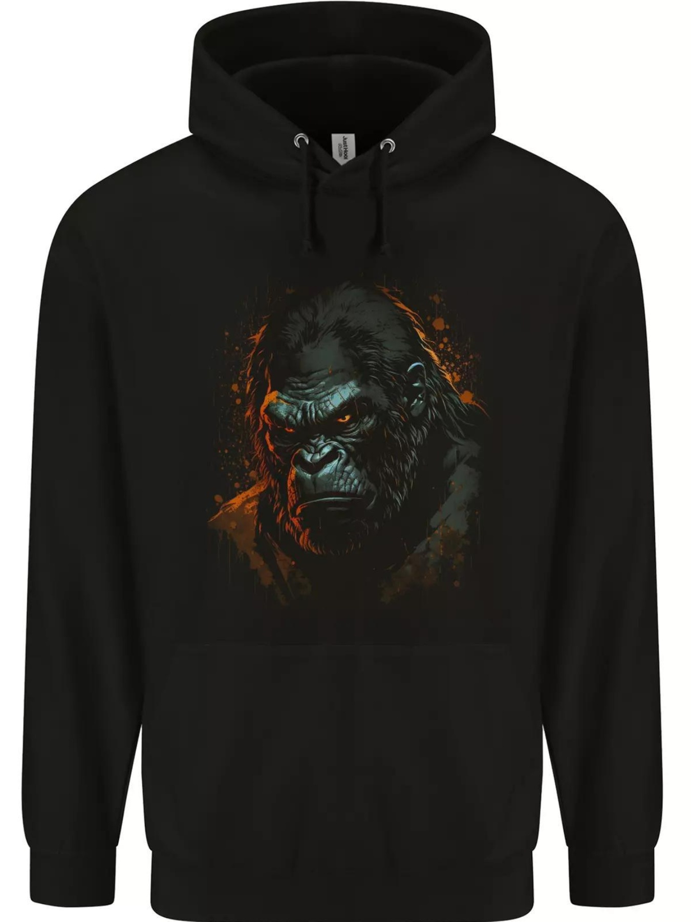 ZIMEGO Men's Long Sleeve Henley Raglan Hoodie with Kangaroo