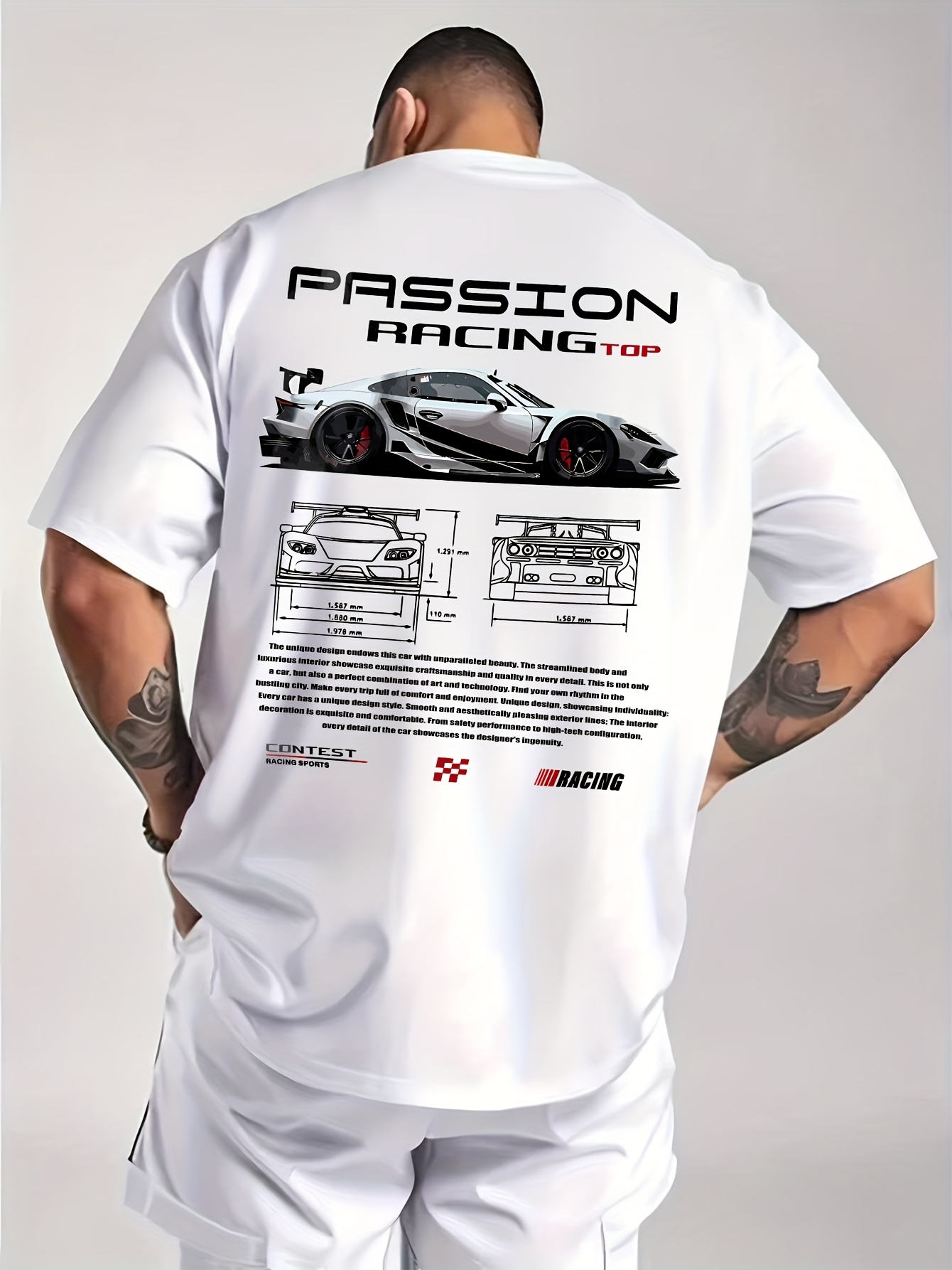 cars shirts sold on Temu Canada