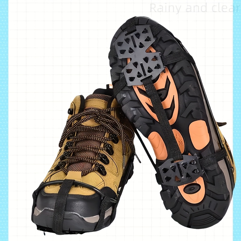 

A Winter Outdoor Option: 24-tooth Anti-slip Snow Shoe Covers, Handling Icy And Snowy While Showcasing Style.