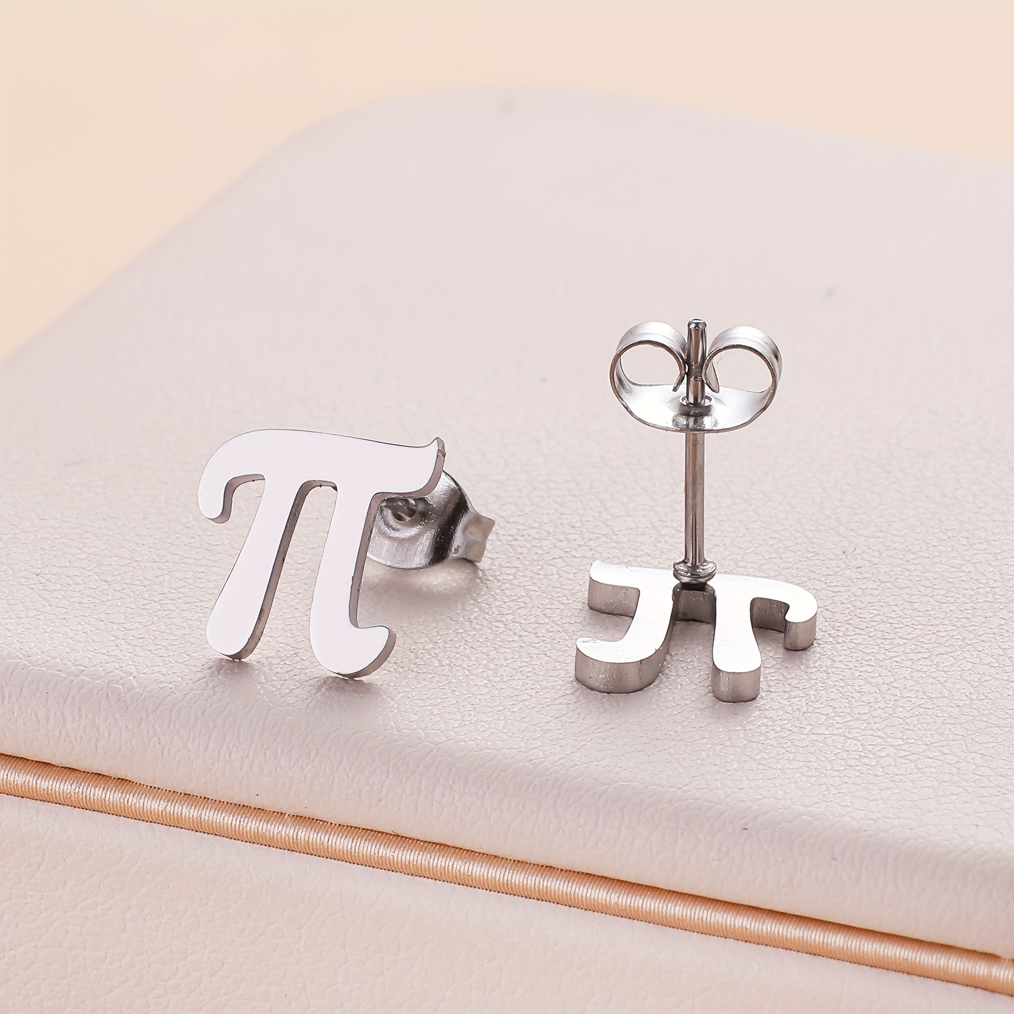 316l Stainless Steel Stud Earrings, Suitable For Women, 18k Gold Plated