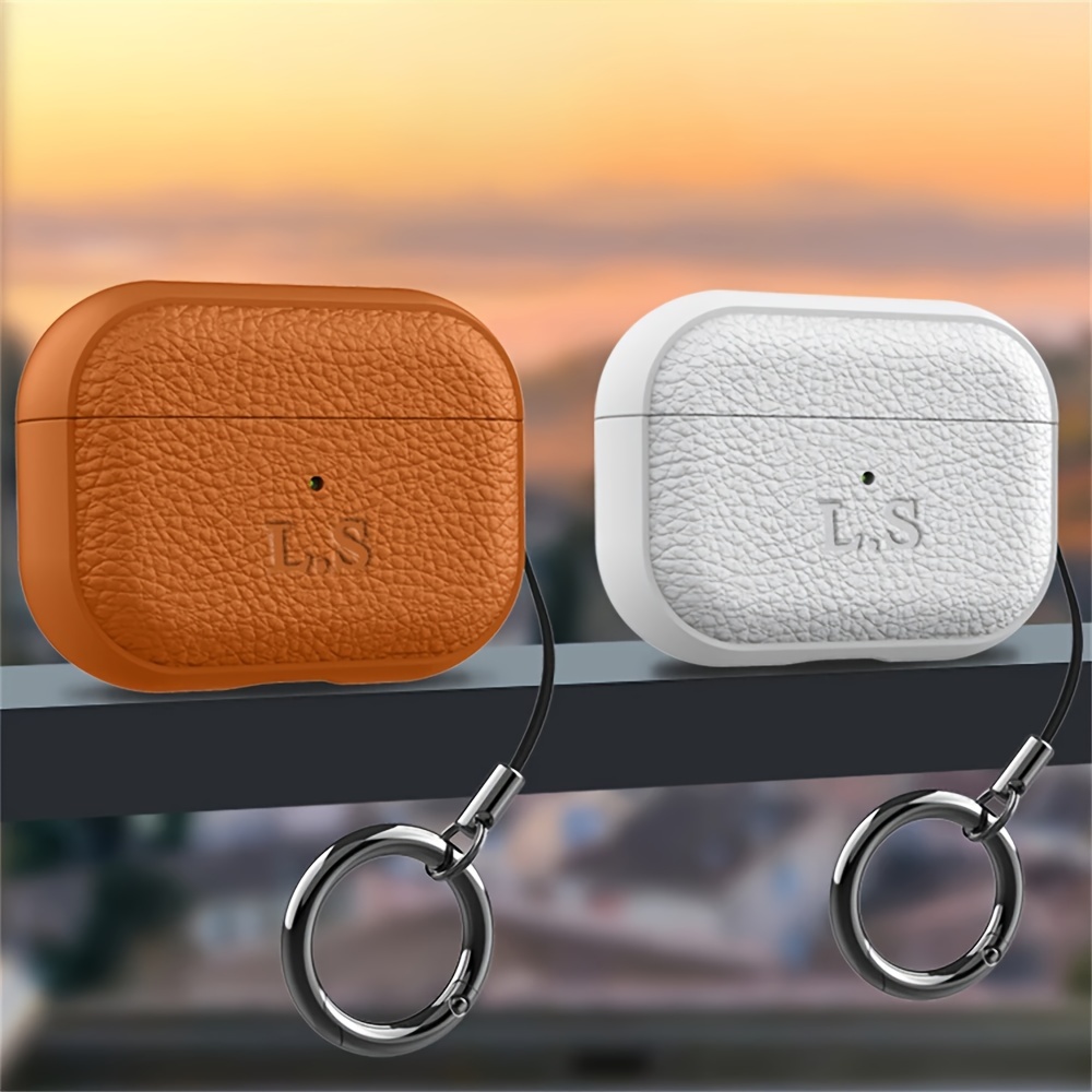 

Étui de Personnalisé Lettres Airpods , Litchi en TPU -