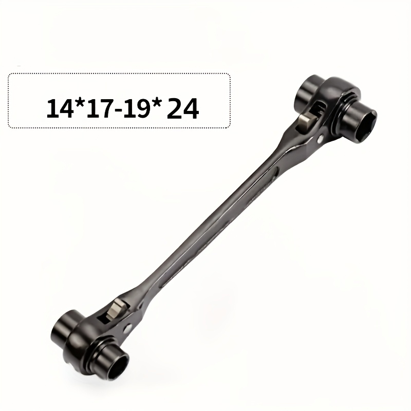 TEMU 4-in-1 Ratchet Wrench Double Headed – Smooth Ratchet Socket Set – Durable And User-friendly, Ideal For Automotive Repair, Home Improvement, And