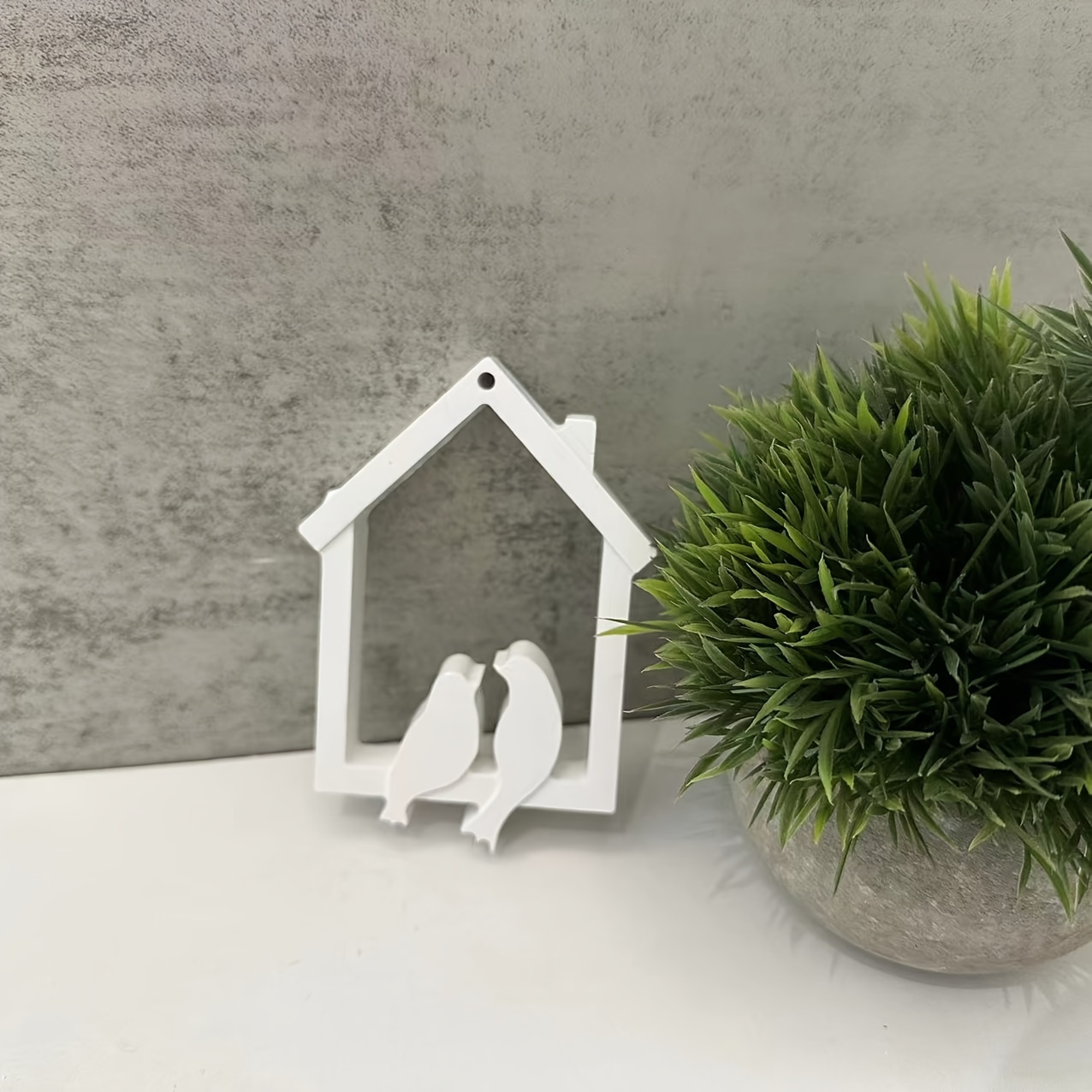 

Resin Bird House Wall Hanging Decor - Silicone Mold For Diy Crafts