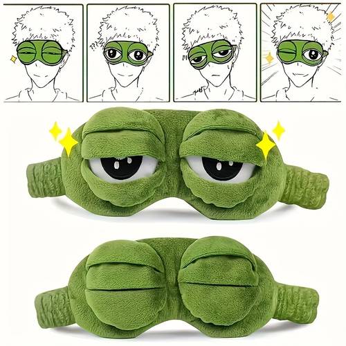 1pc soft frog sleep mask comfortable eye protection for and power outages normal accessory free material