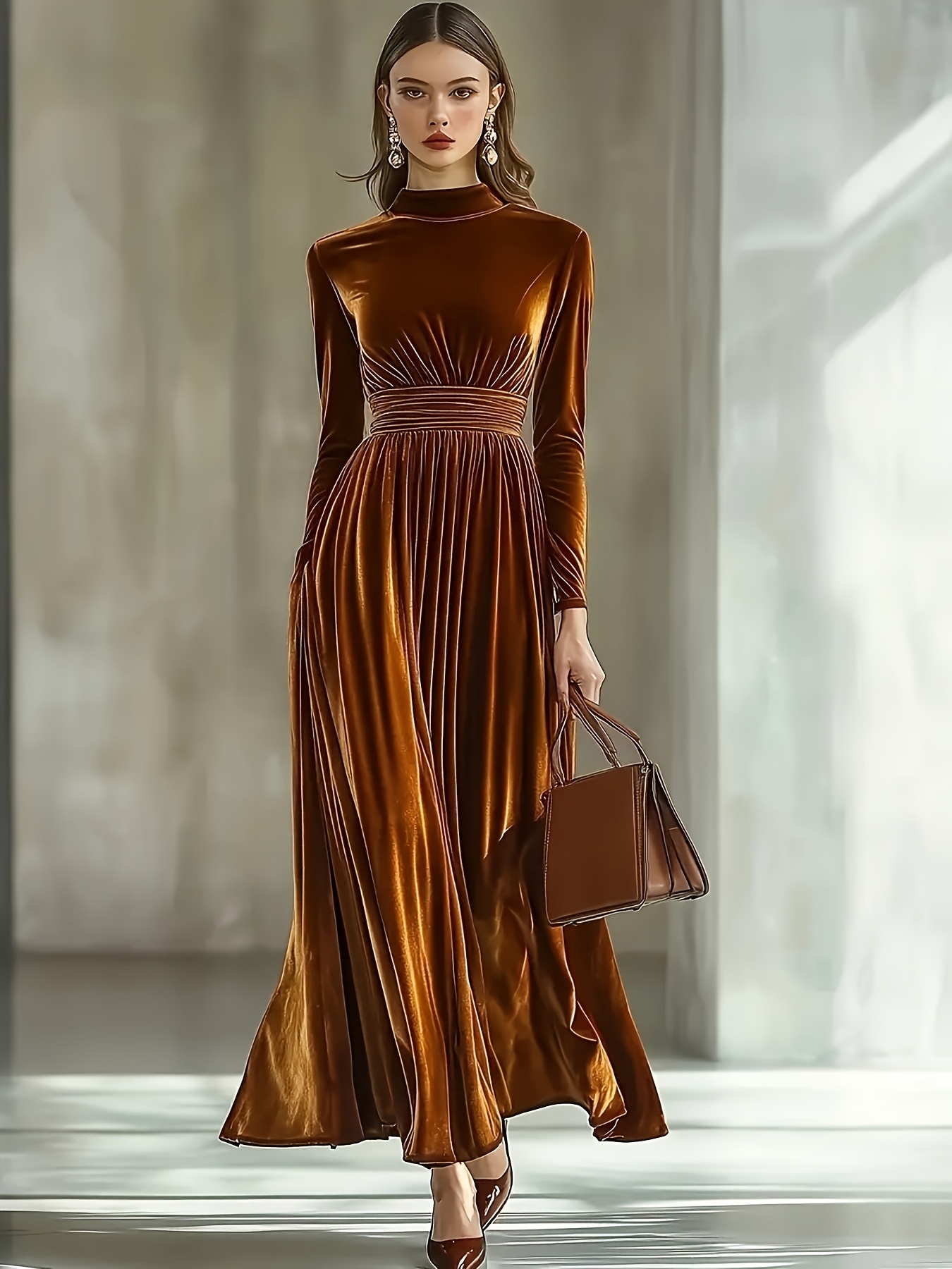green emerald velvet dress Ever-Pretty Women's Dresses Velvet Winter Ruffle Sleeve V-Neck Maxi Dress  Church Wedding Guest Evening Dresses Navy Blue 8UK : Amazon.co.uk: Fashion