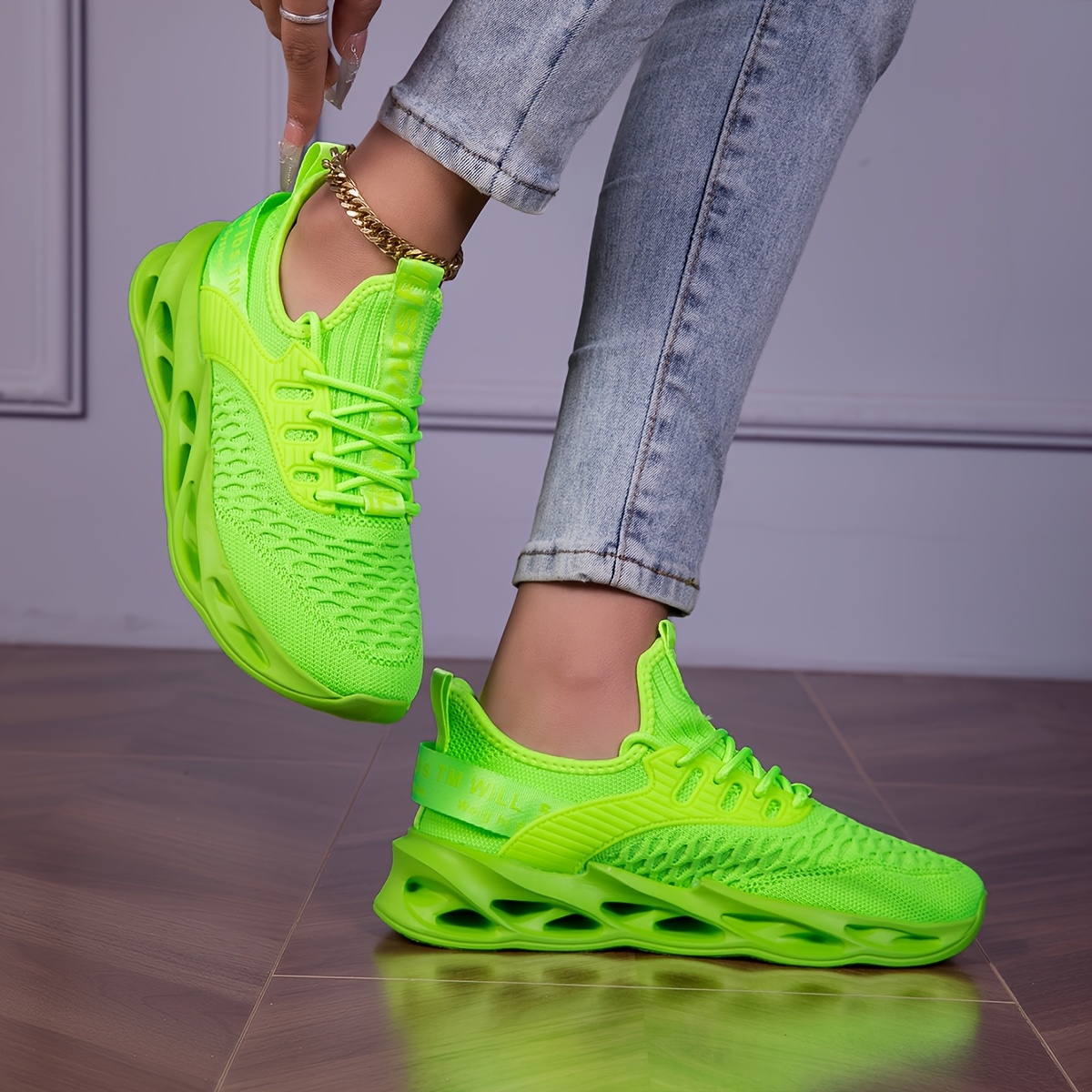 Neon Green Womens Running Shoes Green Women's Neon Green