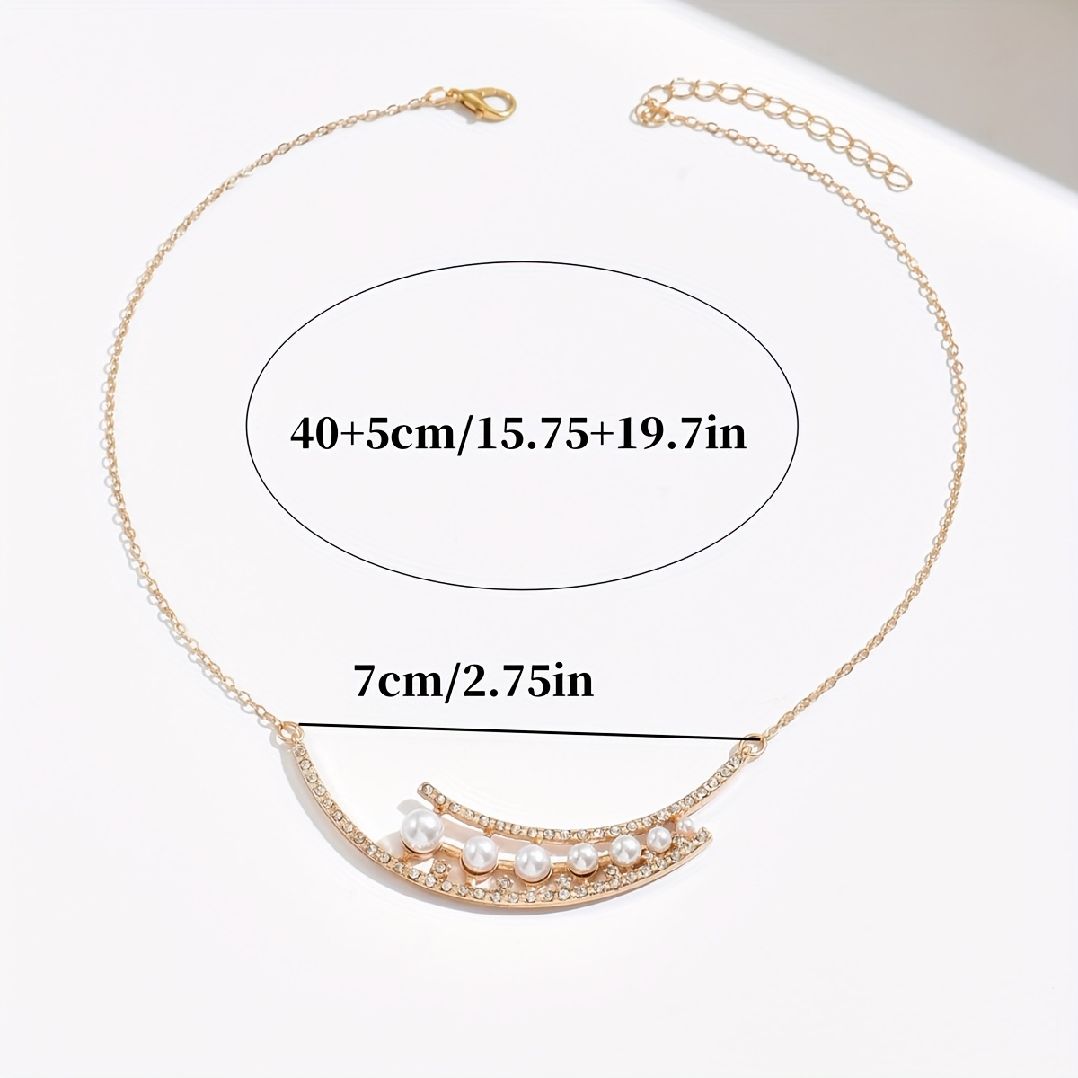 Women's Hip-Hop Punk Style Linear Double-Row Necklace
