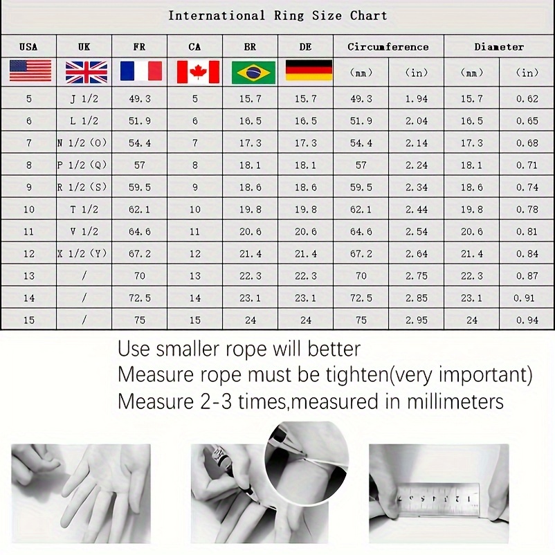 International Ring Ring Size J To Us Alhudapk Com J Ring Size In - Main Image