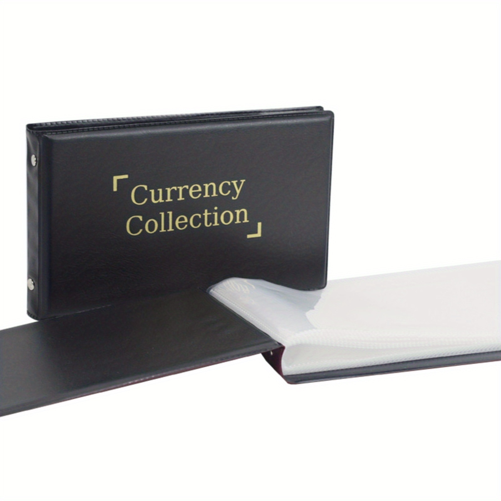 Image of 40-pocket Album Booklet, Folder, Cash Book, Note Ledger, And Savings Book - Ideal For Managing Banknotes And Cash, Suitable For Large Denomination Banknotes
