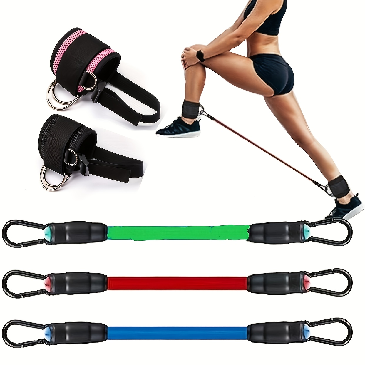 fitness ankle 2 leg and ring garter ankle trainer details 3