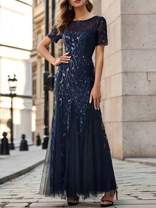 navy sequin dress sold on Temu Canada navy sequin dress sold on Temu Canada
