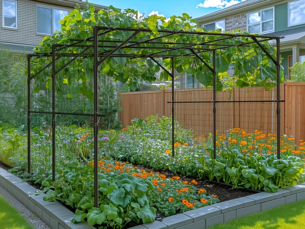 Grape Trellis Backyard Carotex 79'' L X 59'' W X 79'' H Grape