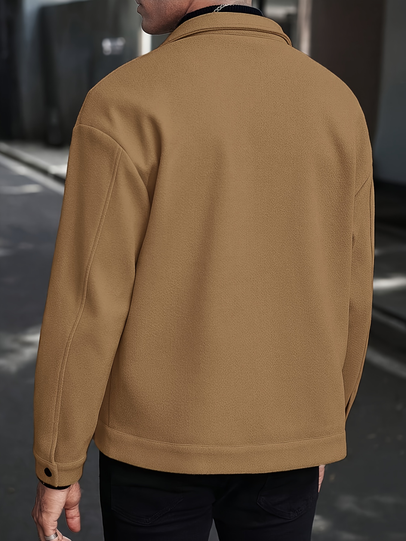 New Cross-Border Trendy Lapel Jacket, Men'S Loose And Versatile, Casual Short Coat, British Style Menswear