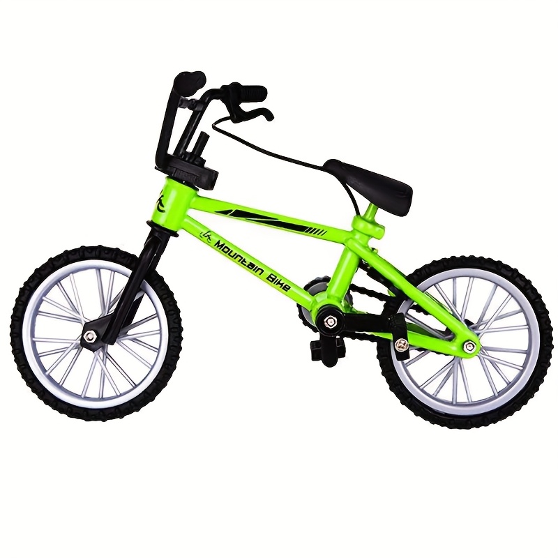 1pc Simulation Bicycle Model Ornaments, Alloy Bicycle Model Toys, Mini Finger Bicycle Toys, Creative Finger , Finger Bicycle Toys, Perfect Gifts For Festivals