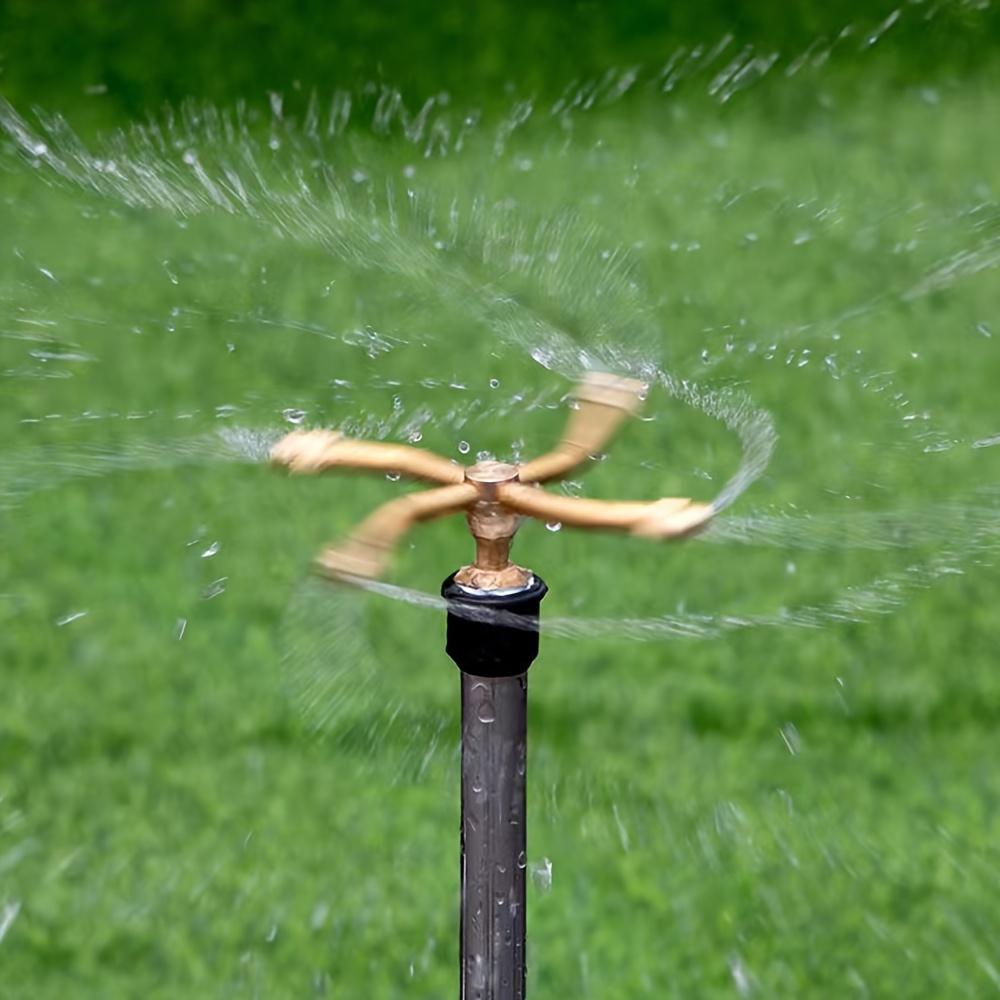 Segomo Tools GS360 Sprinkler Bewässerungssystem – 2 Stück, 360° Drehbar, Für Garten & Rasen