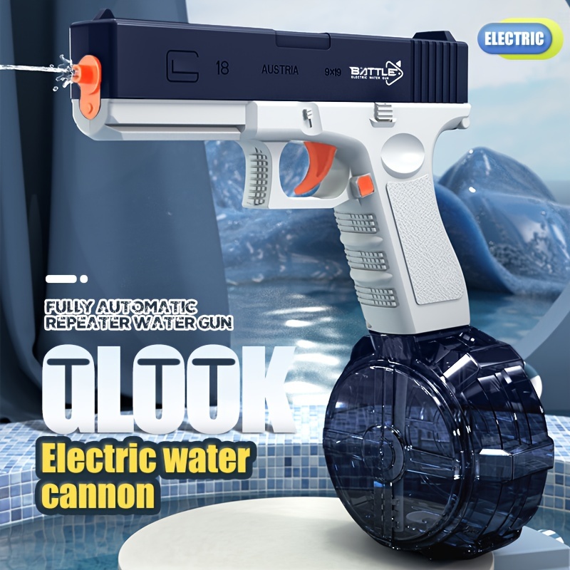 Vidéos sur Quel est Jouets de pistolet à eau électrique automatique pour enfants, pistolets à eau automatiques avec réservoir d'eau de grande capacité
