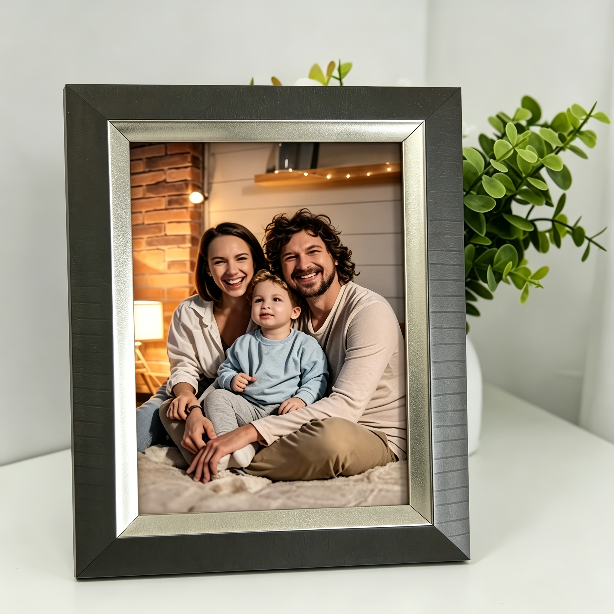 TEMU [custom] 1pc Personalized Photo Frame With Custom Photo, -colored Frame And Custom , X 6.7in, Family-couple-friend--graduation Season Keepsake
