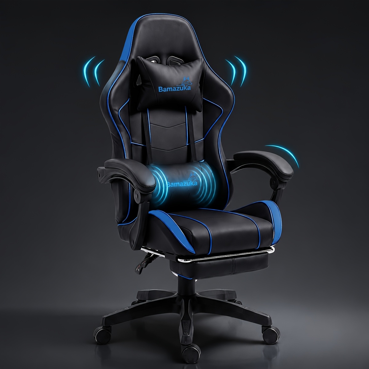 TEMU A Swivel Gaming Chair Person Can Assemble, With A Footrest And Adjustable Height. Ergonomic, So You Can Sit For Hours Without Getting , Improve