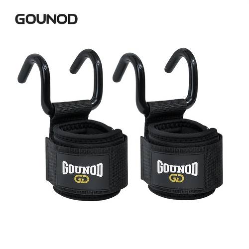 2pcs weightlifting grip hook pull up auxiliary wrist band with hook weightlifting hook hard pull booster for dumbbell horizontal bar