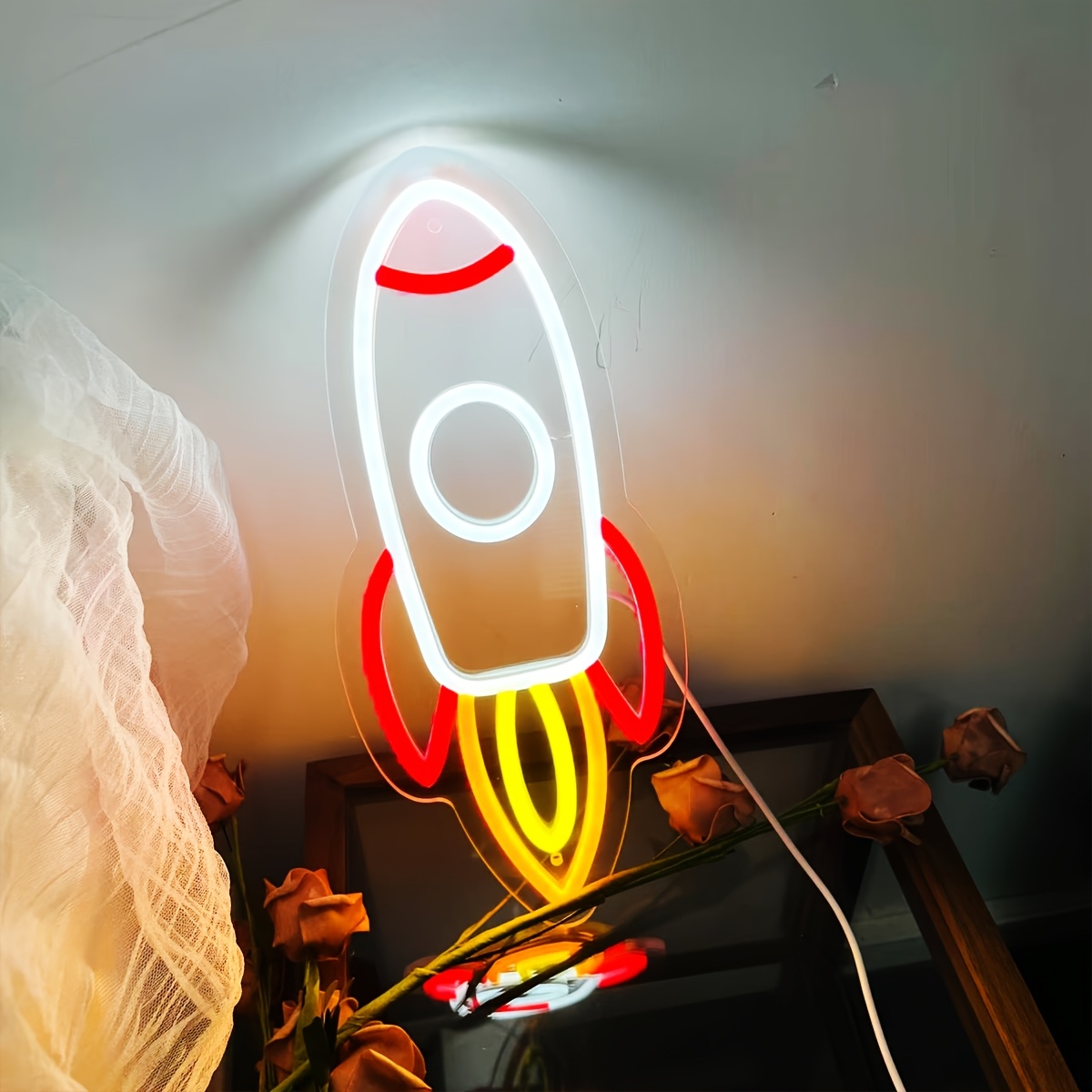 Image of Fomzze Neon - Led Wall Light With Theme For Room, Bedroom, And Gaming Room Decoration - Usb Operated, Adjustable Brightness Night Light For Birthday Celebrations And Christmas Presents
