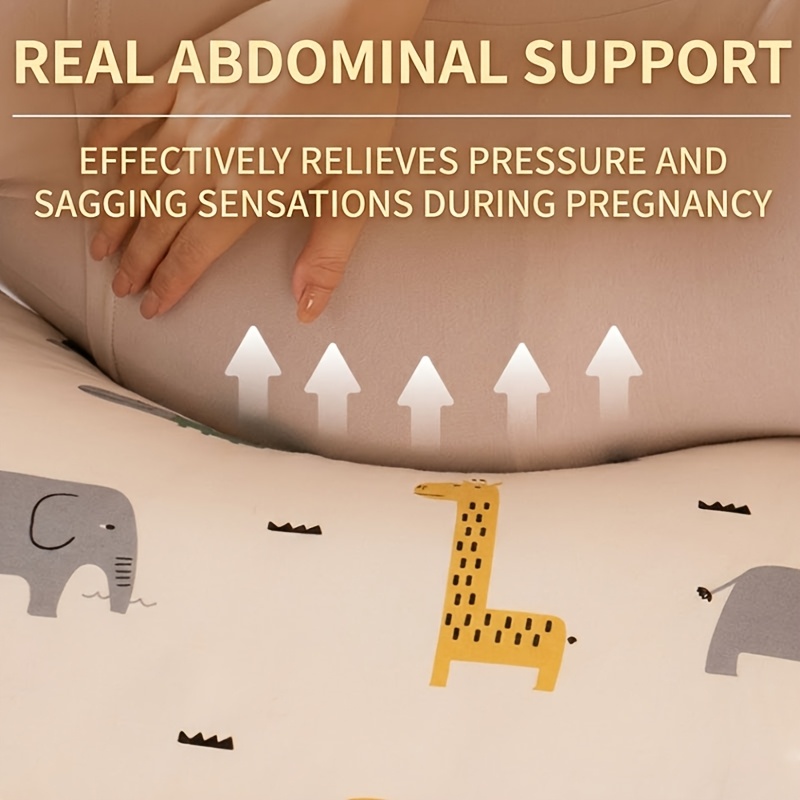 Pregnancy Pillow for Side Sleeping, Designed for Support During Pregnancy, with a Removable And Washable Cover, Ideal for Summer Use
