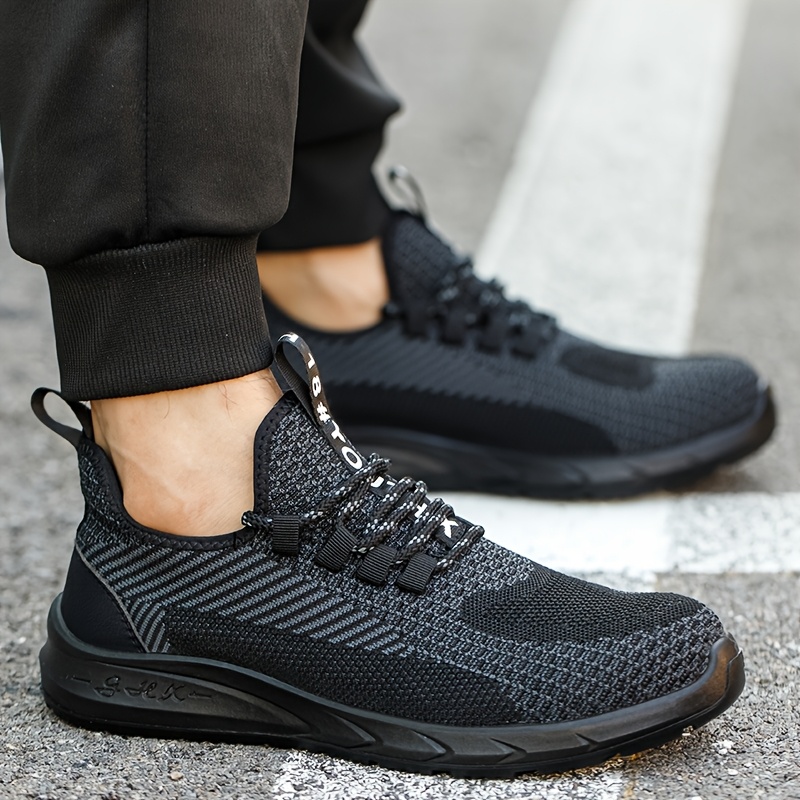 mens heavy duty metal toe work shoes slip resistant Temu South