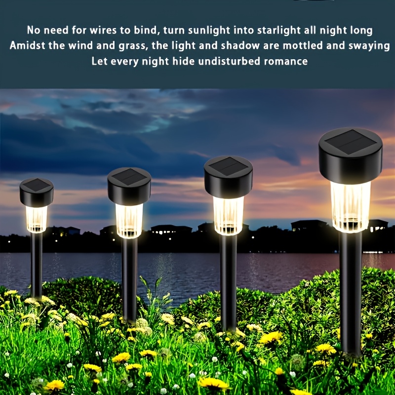 12pcs solar outdoor lawn lights decorative outdoor lawn lights halloween christmas holiday decorative lights suitable for gardens courtyards   patios