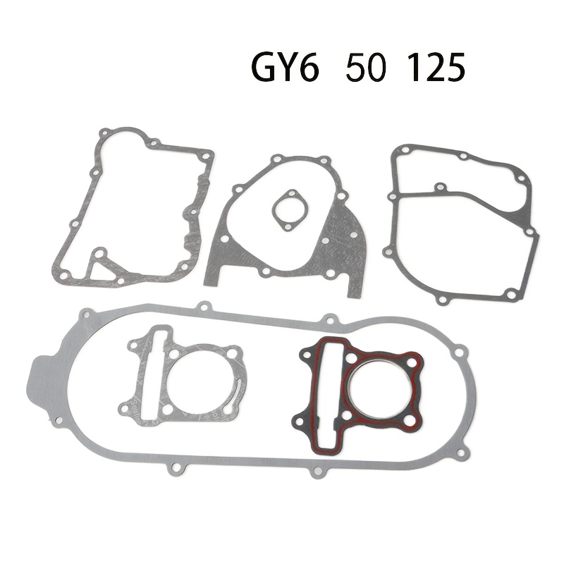 Accessori 6 pezzi Guarnizione di scarico moto per GY6 50cc 125cc 150cc QMB139 Scooter cinese