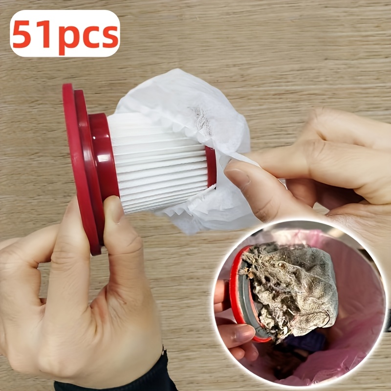 TEMU Horizontal Vacuum Cleaner Replacement Filter, Disposable Vacuum Cleaner Filter For Universal Vacuum Cleaner Accessory