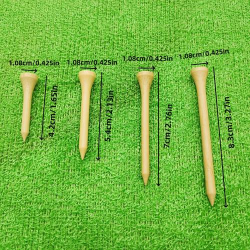 100 50 premium golf tees bamboo reduces tee multiple sizes