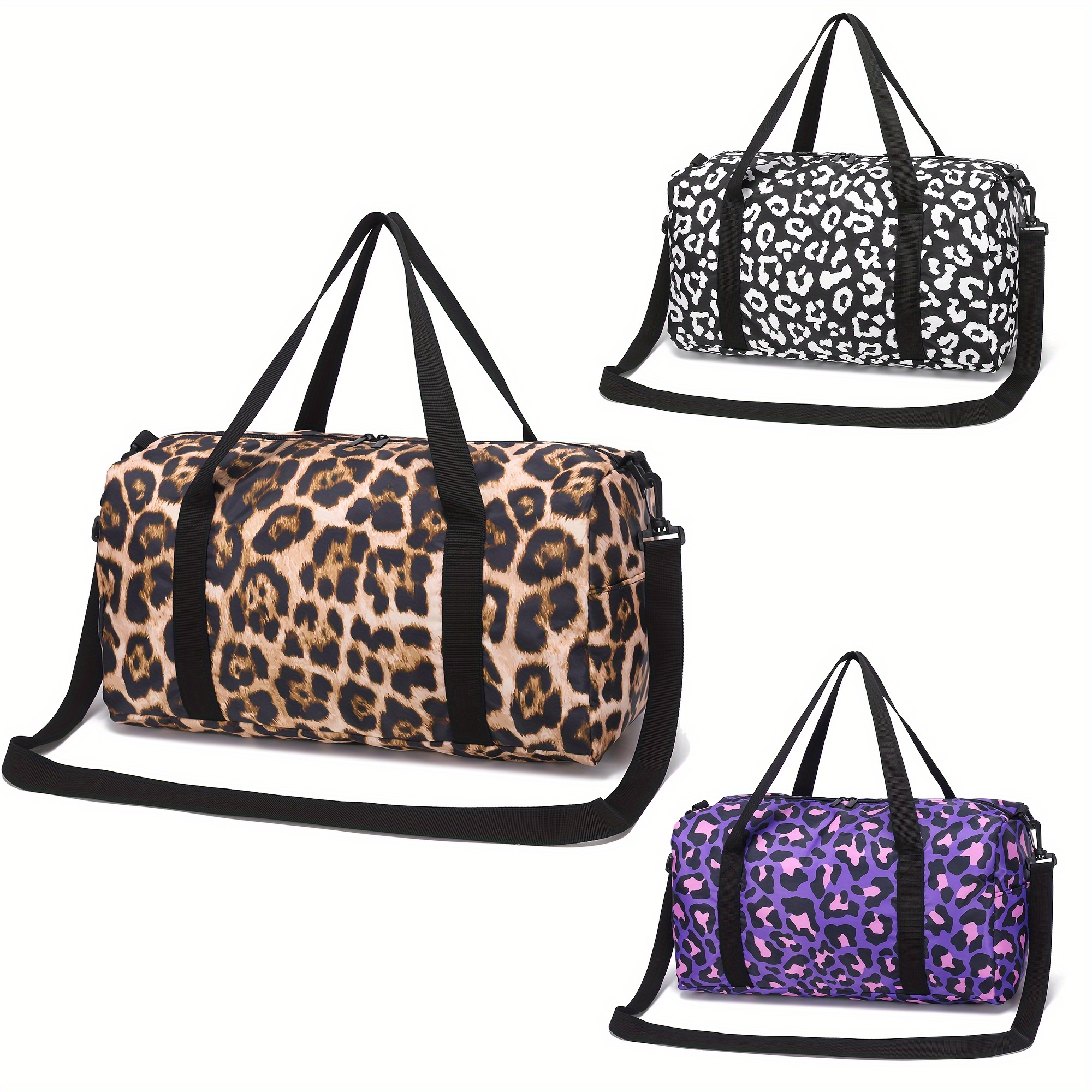 

Leopard Duffle Bag , , , Bag,