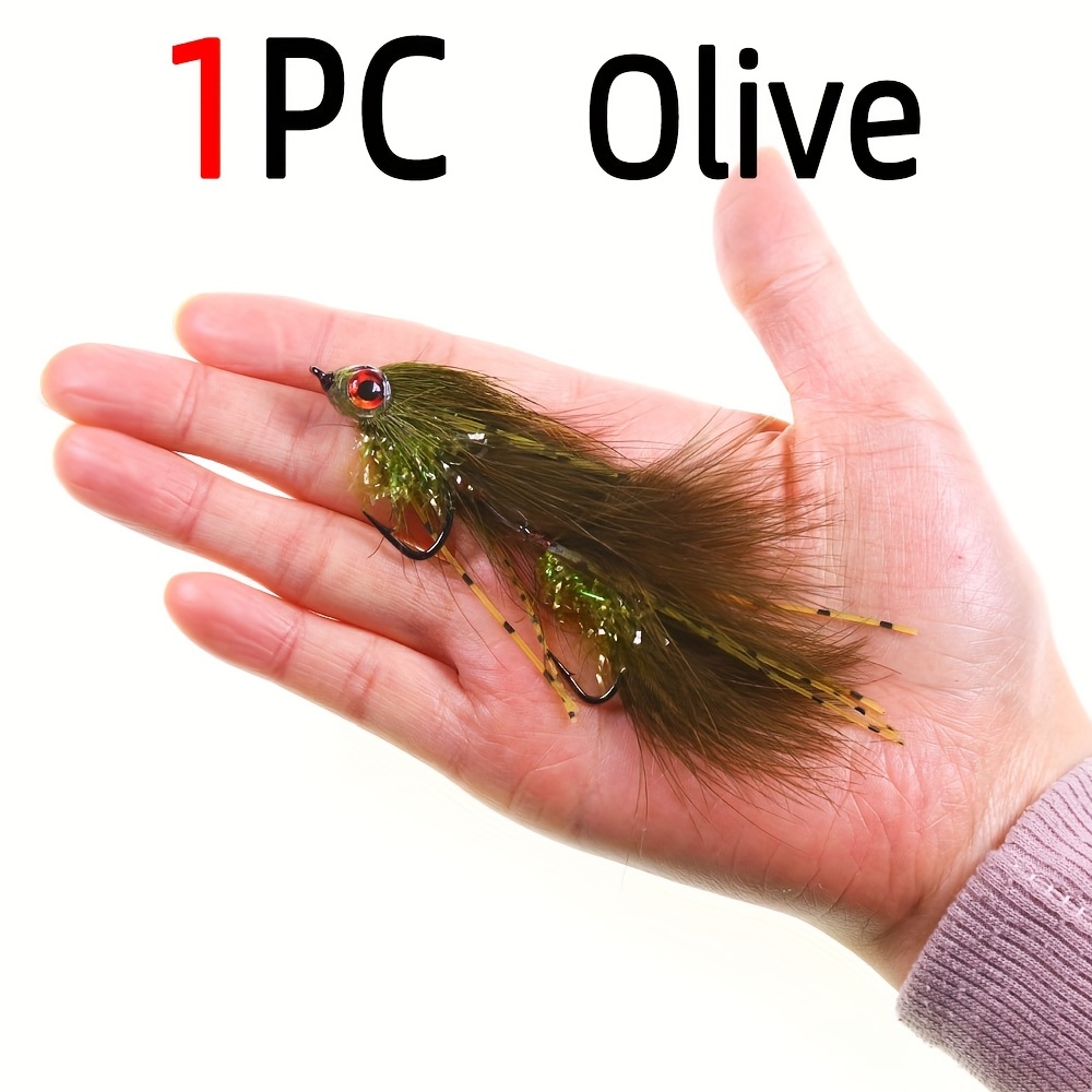 new development 1pc 4pcs hand tied articulated fish streamer - Temu