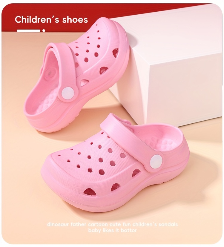 Boys' Summer Clogs - Lightweight, Non-Slip EVA Sandals with Thick Sole for Indoor & Outdoor Play, Beach, and Garden Use