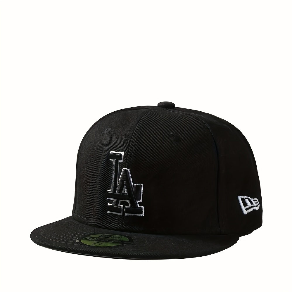 s For Men WuKe Embroidery Snapback, Baseball Hat Flat Brim Hip Hop