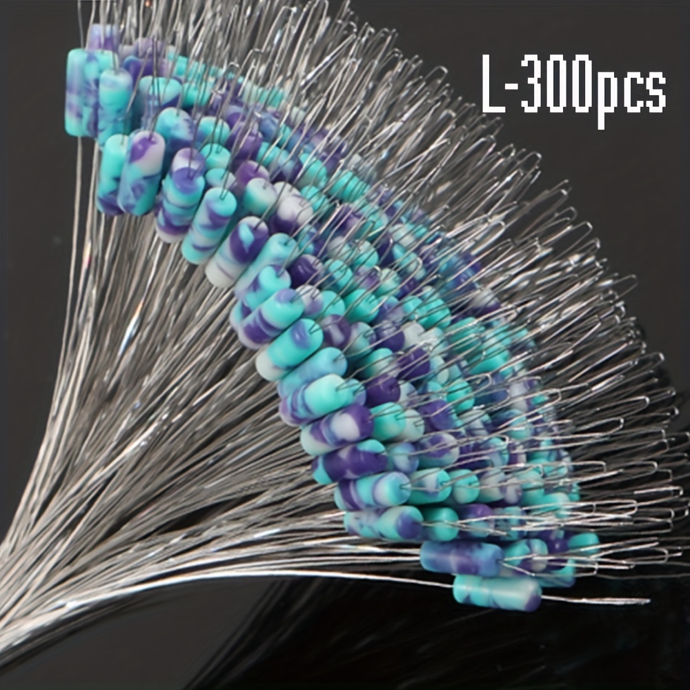 300pcs Silicone Bobber Stoppers, Mixed Colors Anti-collision Float Stoppers For Fishing Accessories