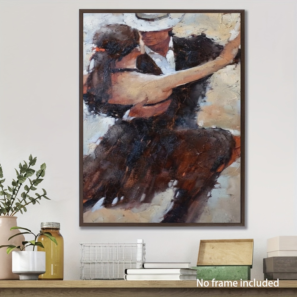   dancer canvas art poster elegant oil painting   decor for living room bedroom office modern aesthetic gift 0