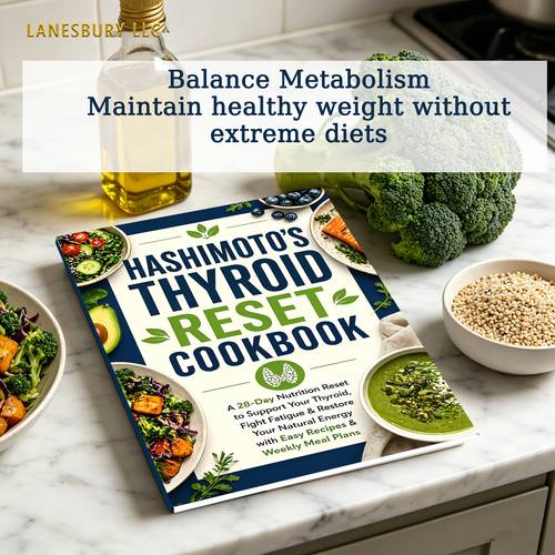 photo de l'article hashimotos reset cookbook : un livre de recettes de rééquilibrage nutritionnel de pour votre thyroïde, la fatigue et restaurer votre avec des recettes faciles et des plans repas hebdomadaires