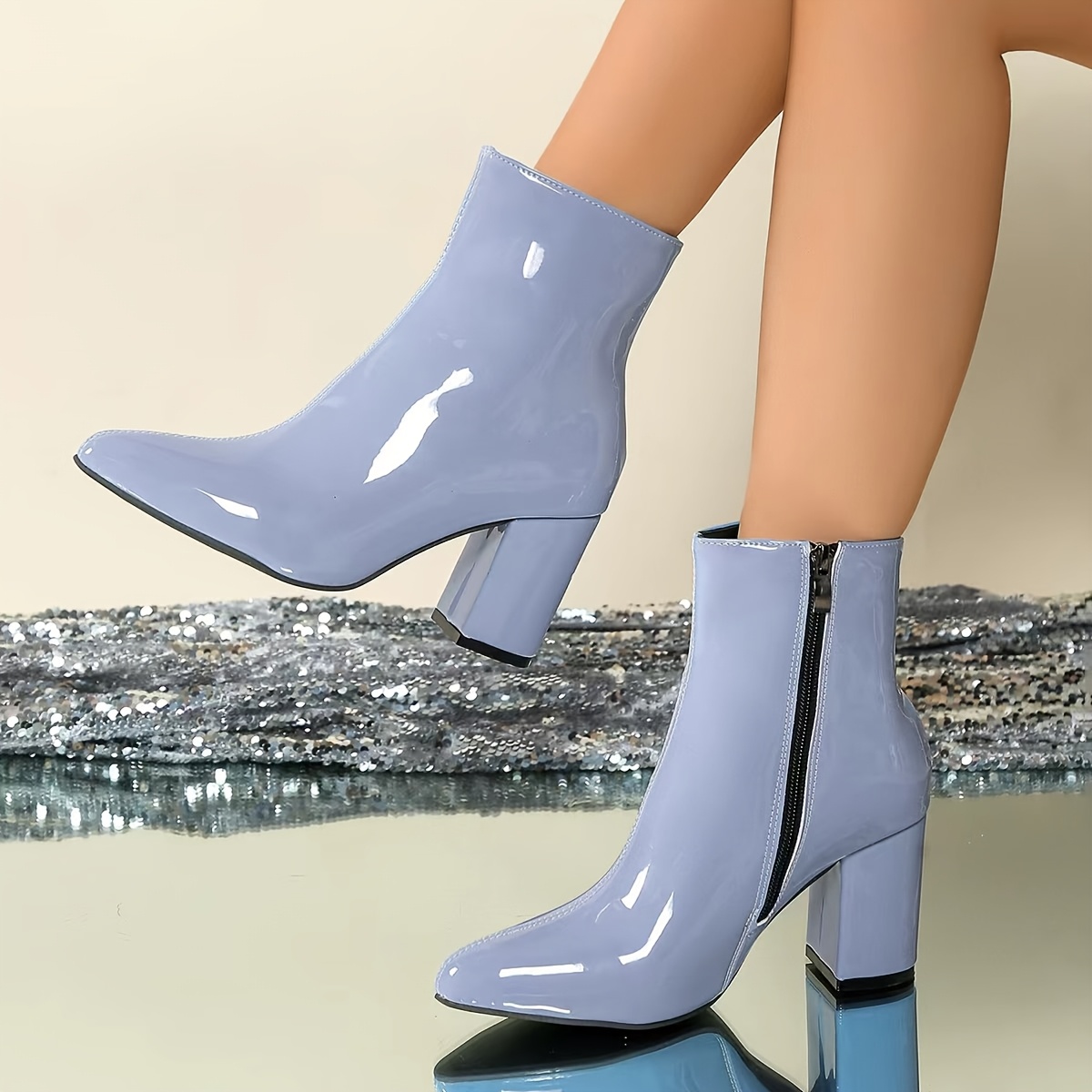 TEMU Women's Fashionable Ankle Boots For Autumn And Winter, Women Shoes