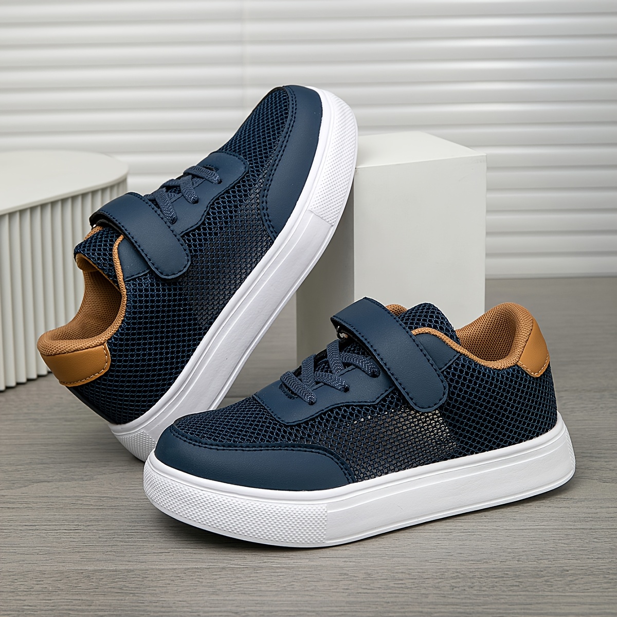 chaussure  skate d t respirantes pour enfants chaussure  sport en   avec fermeture auto agrippante   es aux gar ons et aux filles chaussure ntra nement l g res pour l cole les       et     chaussure      es chaussures bleu cn28 eu28 11