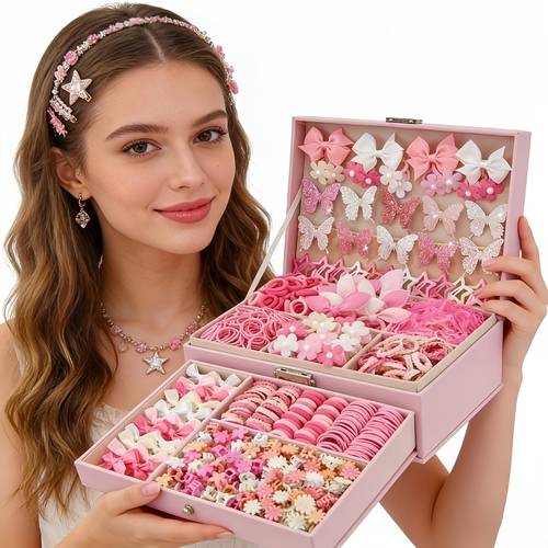 random color 185pcs outdoor multifunctional headwear floral and cartoon headband sets durable and elastic suitable for parties with diverse matching styles