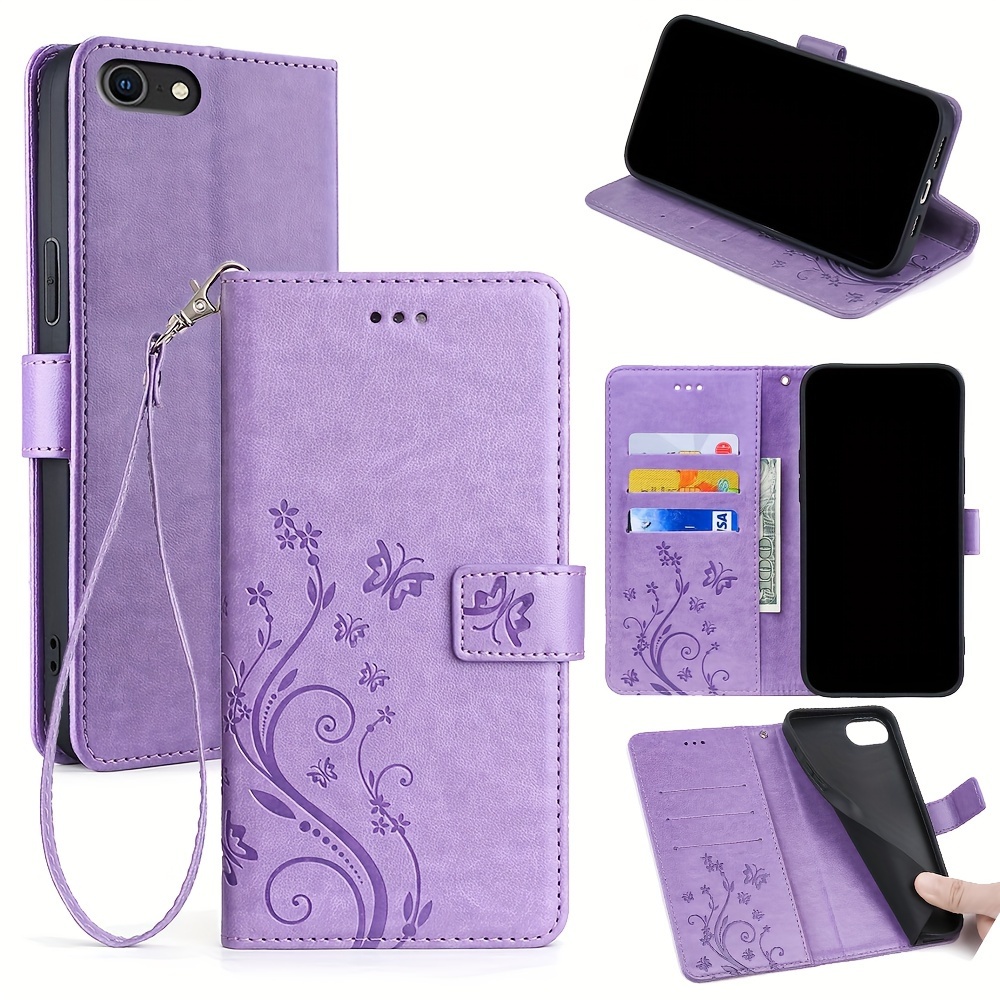 

Butterfly With Lanyard Mobile Case For Iphone7/8/se2/se3