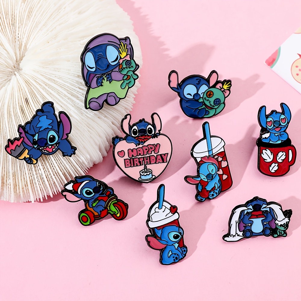 4/5/9pcs     enamel pins set, cute cartoon zinc alloy brooches, assorted designs for clothing and backpacks, daily and party wear accessories details 3