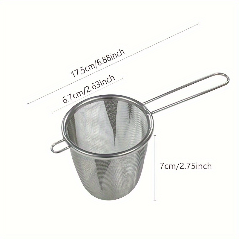 E-shop Edelstahl Teesieb, Haushalts-Einohr-Tee-Filter, Teezeremonie-Zubehör, Hängender Tee-Infuser
