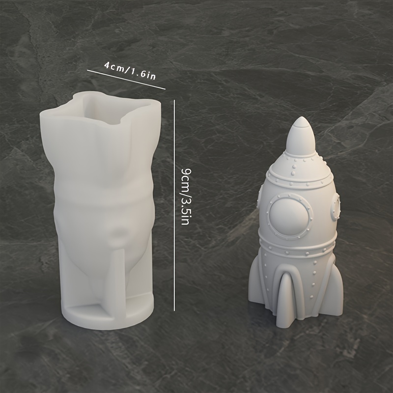 Diy Astronaut & Moon Silicone Mold For Resin, Cartoon Space-themed Gypsum Decor Crafting, Astronaut Decor