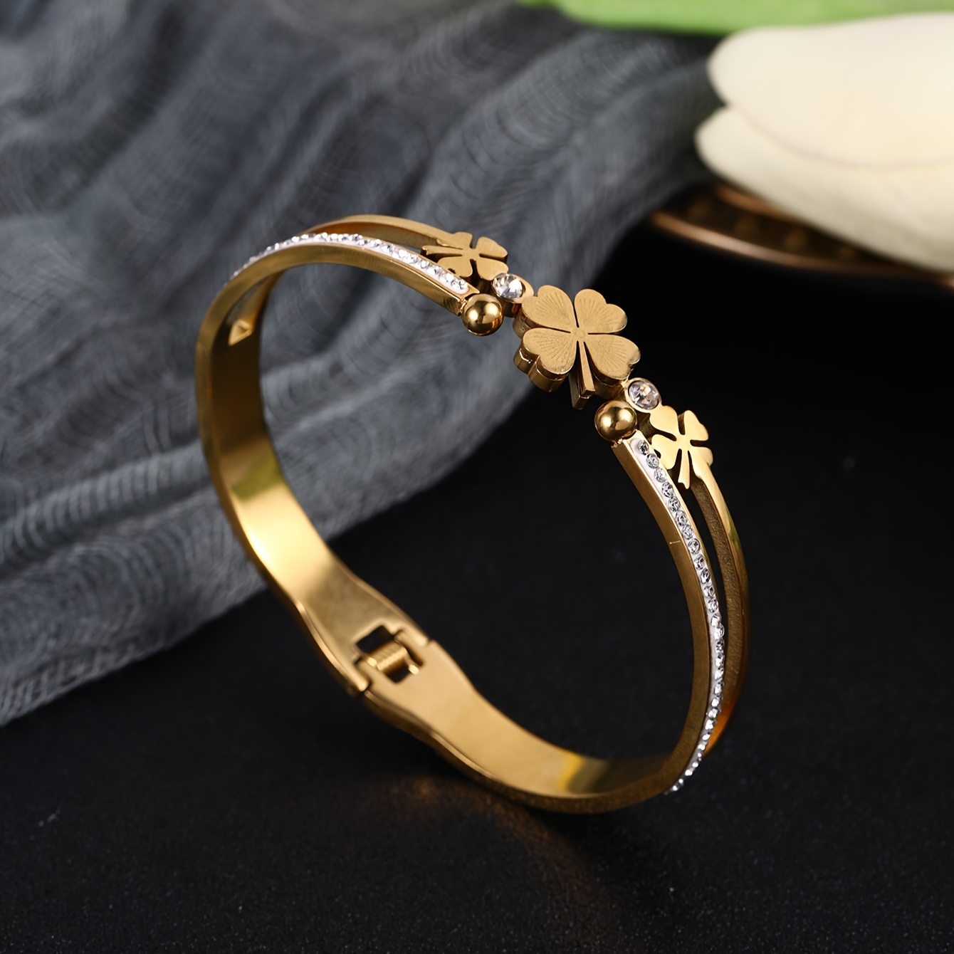 Women's Stainless Steel Hollow Out Bracelet
