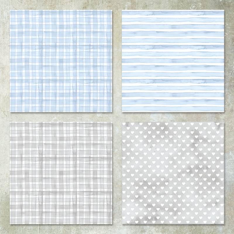 Excart - Cartellina Per Goffratura Motivo A Righe - Stencil In Plastica Per Scrapbooking, Biglietti E Album Fai Da Te - 17,8x12,7 Cm