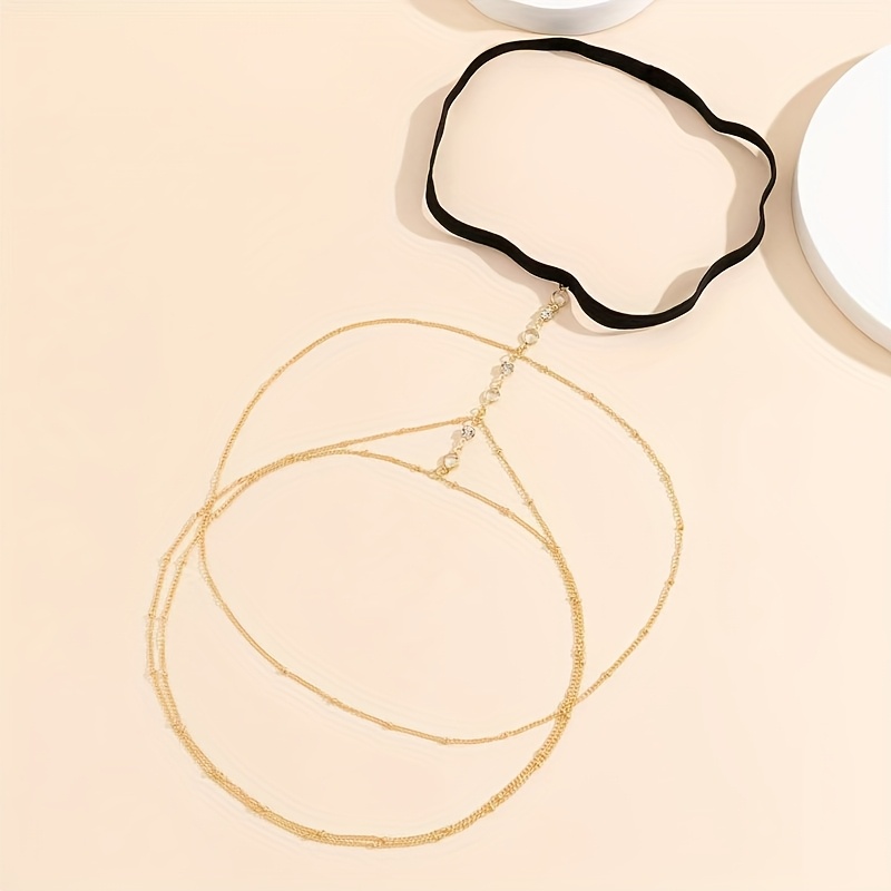 a single gem anklet suitable for everyday wear during vacations for teenager Product details 3