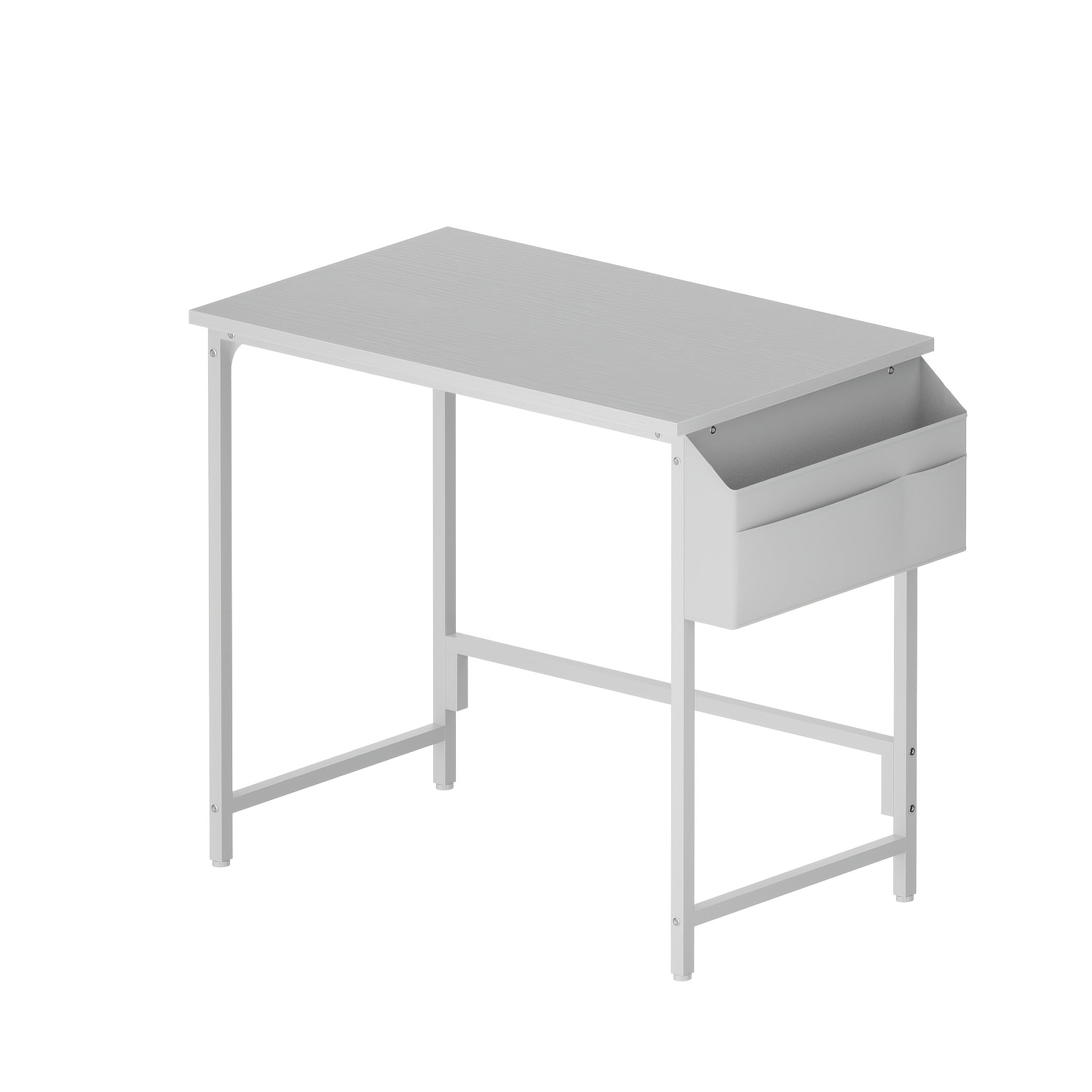 E-shop Schreibtisch, Computer Schreibtisch, Kleiner Tisch, 100 X 48 X 72 Cm/40X19X28In, Bürotisch mit Aufbewahrungstasche, PC Tisch für Büro,