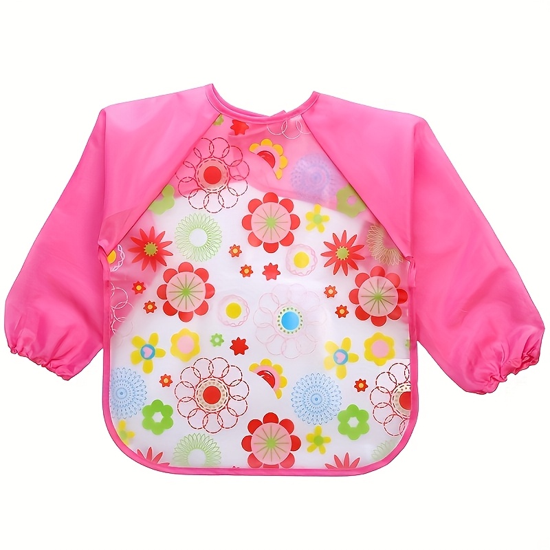 Happy Cherry Baby-Lätzchen Mit Ärmeln – Wasserdicht, Für Malen & Essen, Größe 4-5 Jahre, Löwen-Motiv