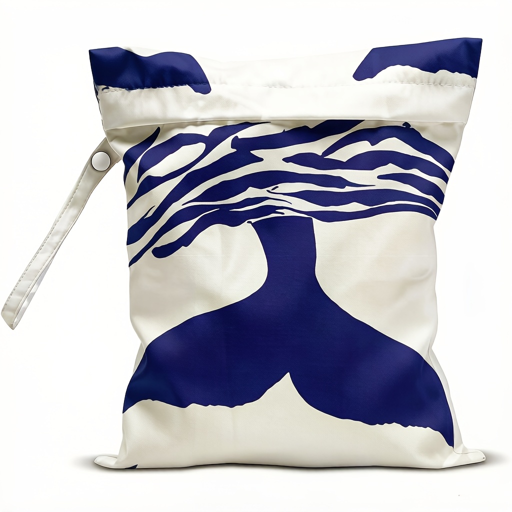 E-shop Nasstasche, Nass-Trocken-Tasche, Nasstasche für Badeanzug, Reisen, Strand, Pool, schmutzige Yoga-, Fitnessstudio-Kleidung, Kosmetiktasche,